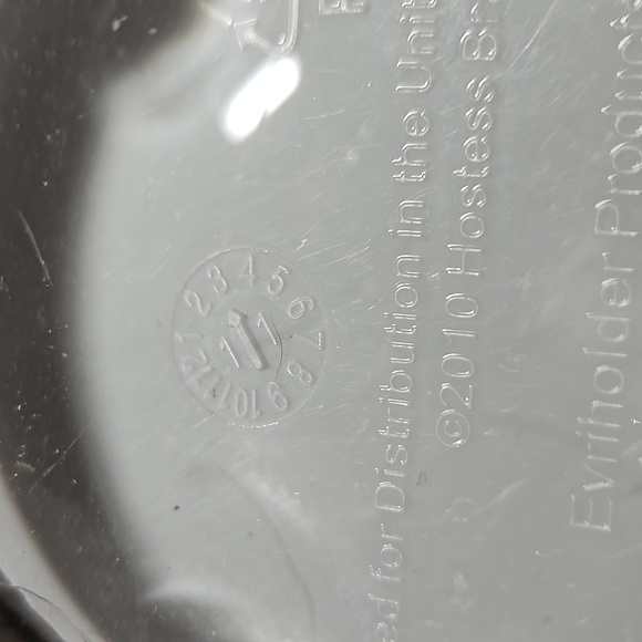 Vintage 2010 Wonder Bread Sandwich Plastic Container Holder White Polka Dot - Picture 6 of 8